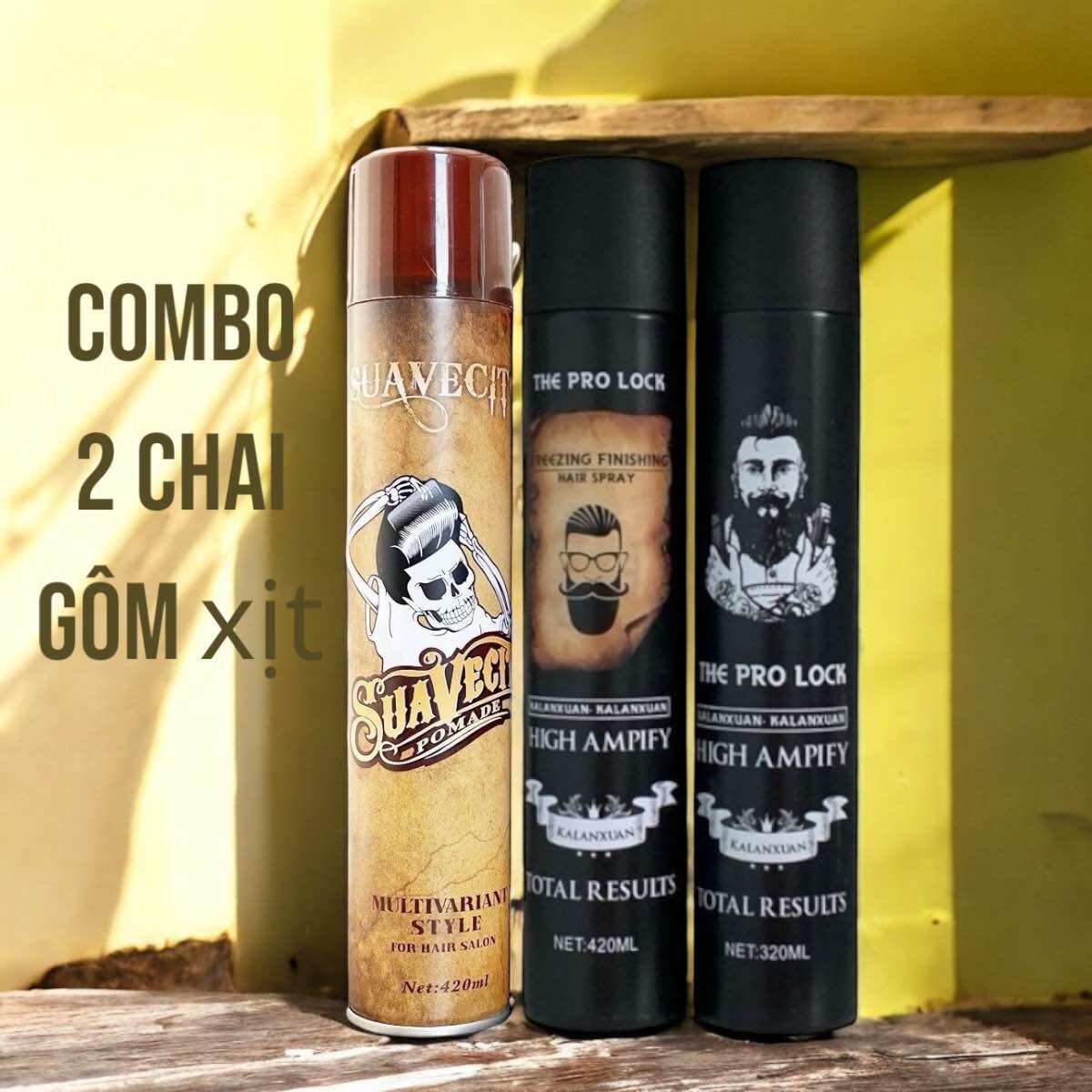 COMBO 2 CHAI GÔM CỨNG (PROLOCK + SUAVECITO) BẤT KỲ