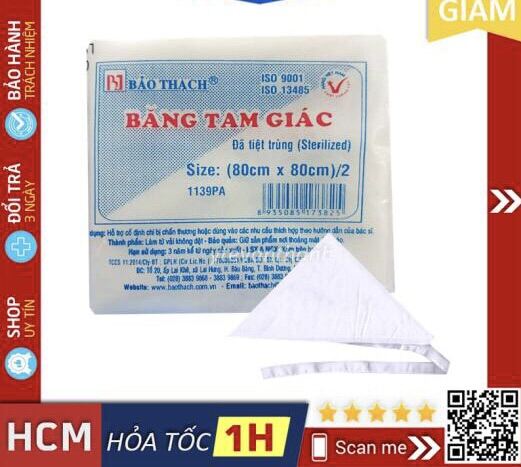 Băng Tam Giác Bảo Thạch 80 X 80cm BĂNG TAM GIÁC BẢO THẠCH TIỆT TRÙNG Băng