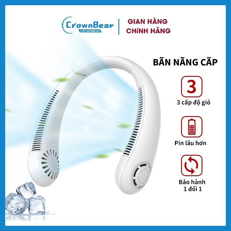 Quạt đeo cổ mini tiện ích , cho học sinh sinh viên hàng nhập khẩu