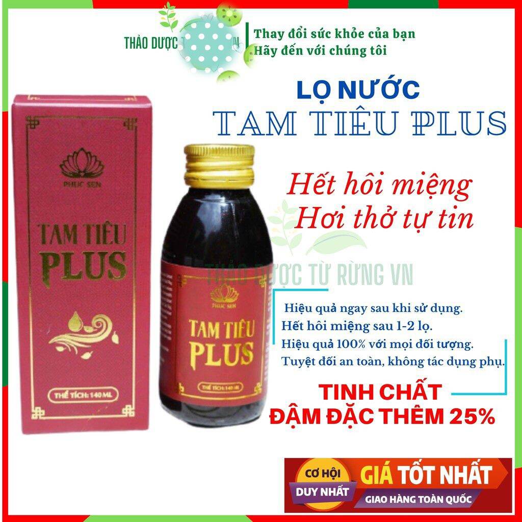 Combo 1 Lọ Tam Tiêu Plus + 1 Lọ Tam Tiêu Ov Hết Hôi Miệng Lâu Năm