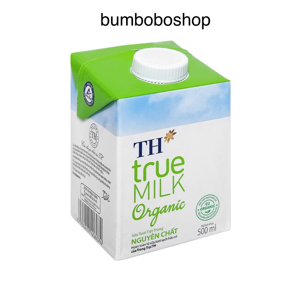 Hộp sữa TH true milk organic 500ml