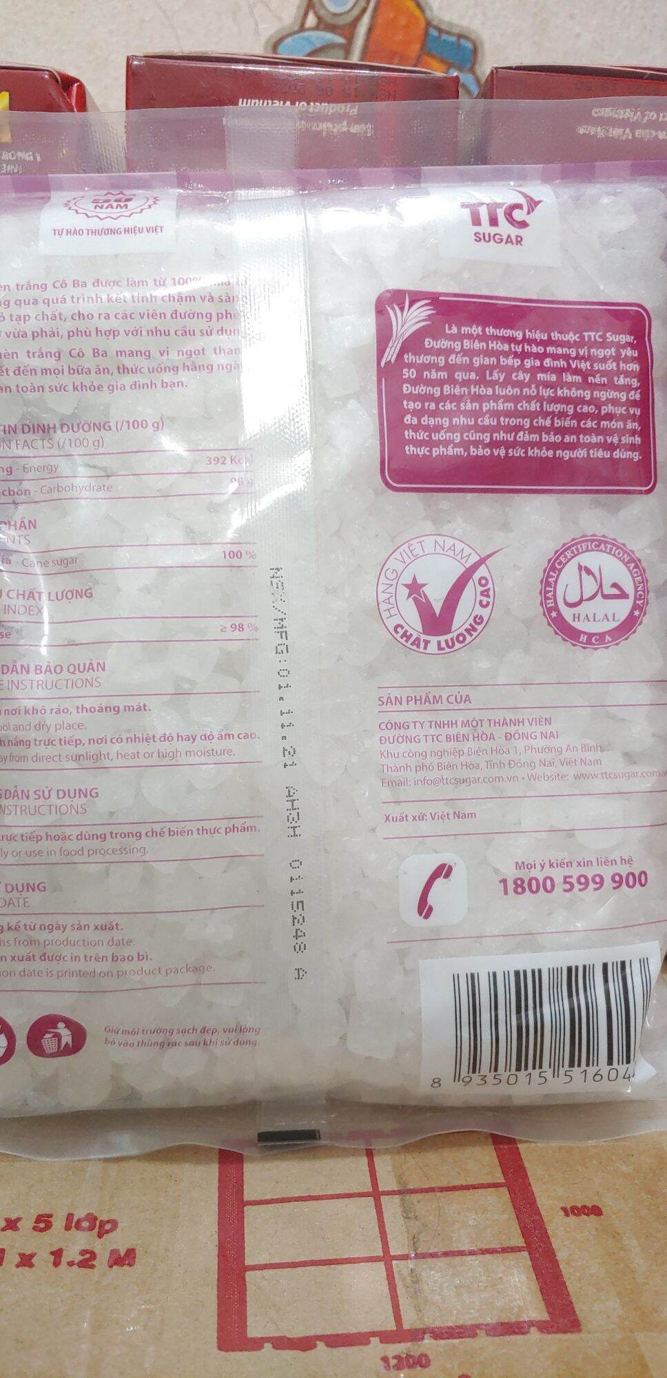Đường phèn Cô Ba bịch 1kg