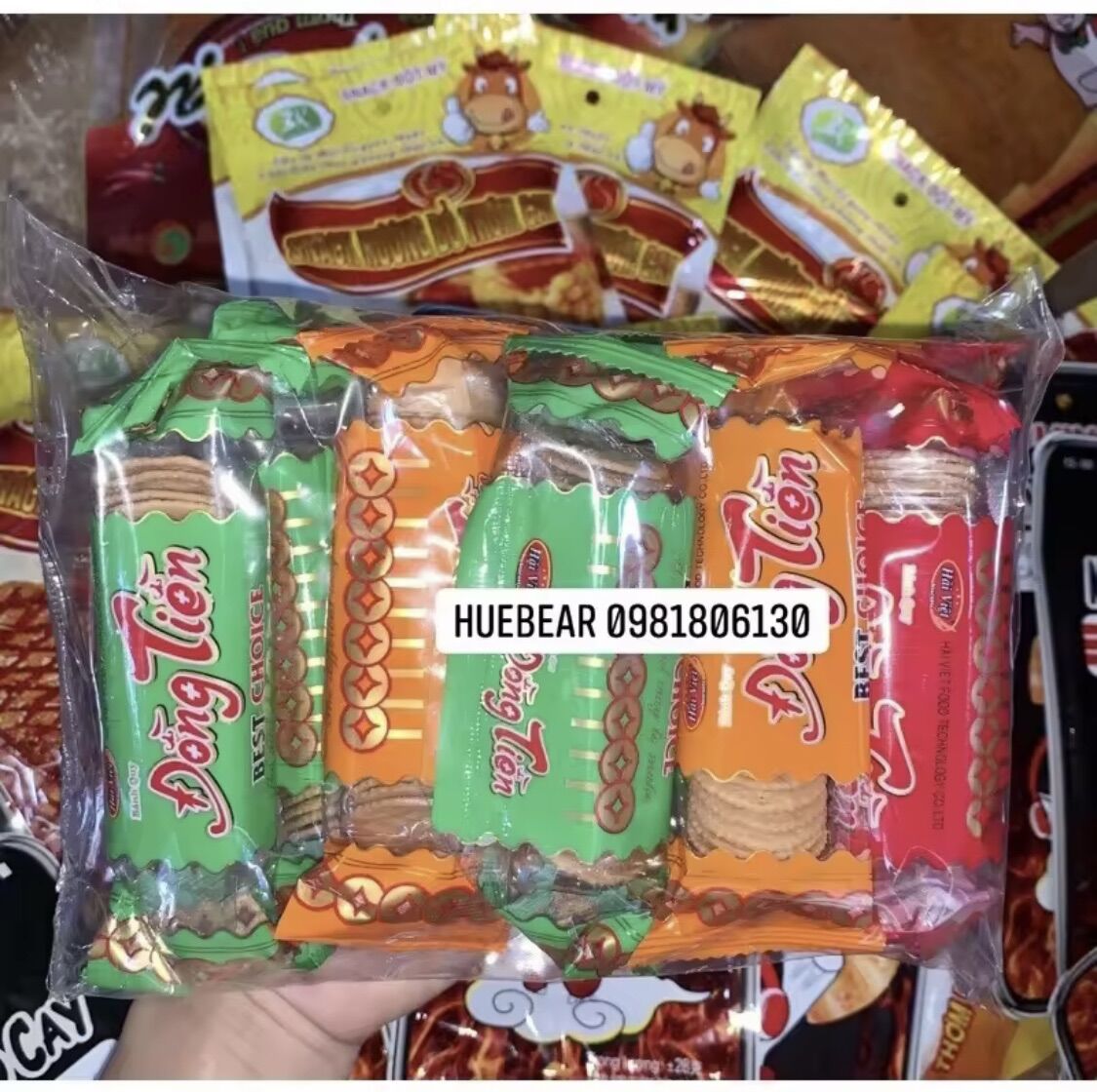 Sỉ 1 thùng 12bịch to bánh đồng tiền loại sịn