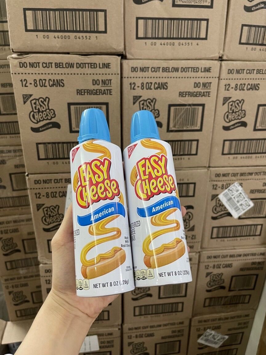CHAI XỊT PHÔ MAI EASY CHEESE MỸ 226 GRAM