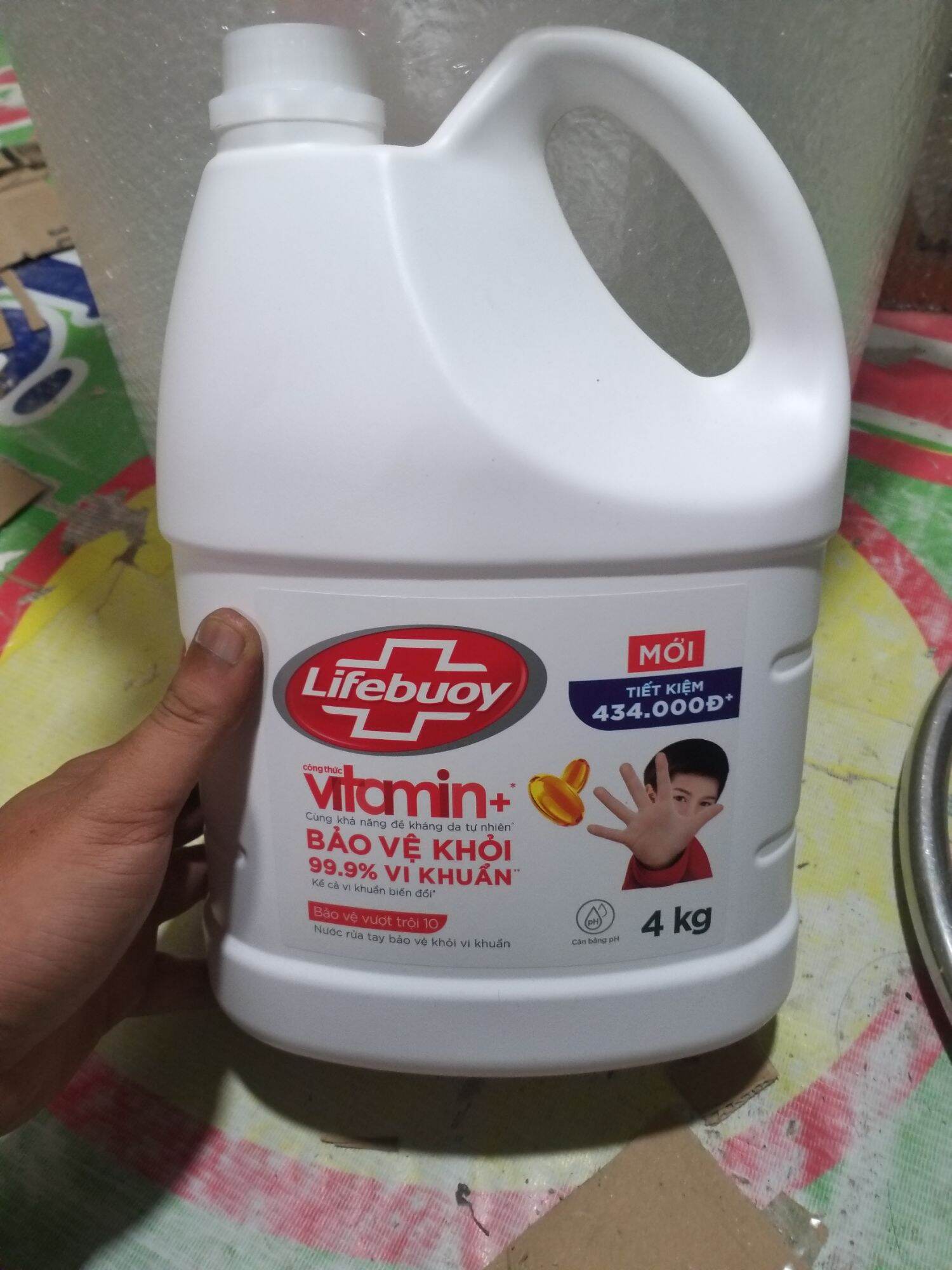 Nước rửa tay LIFEBUOY 4kg