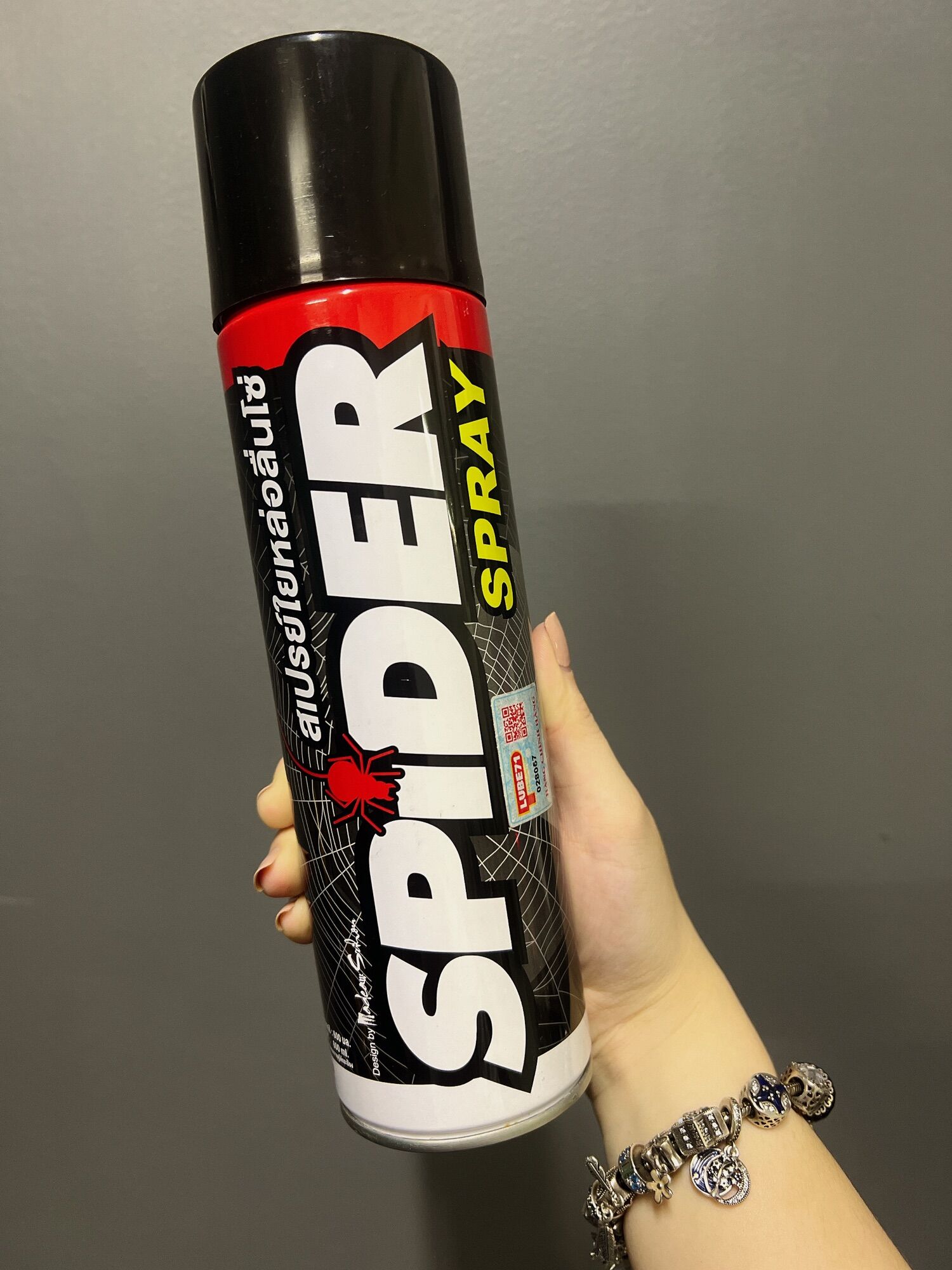 Chai xịt dưỡng sên xích spider spray 600ml lube71