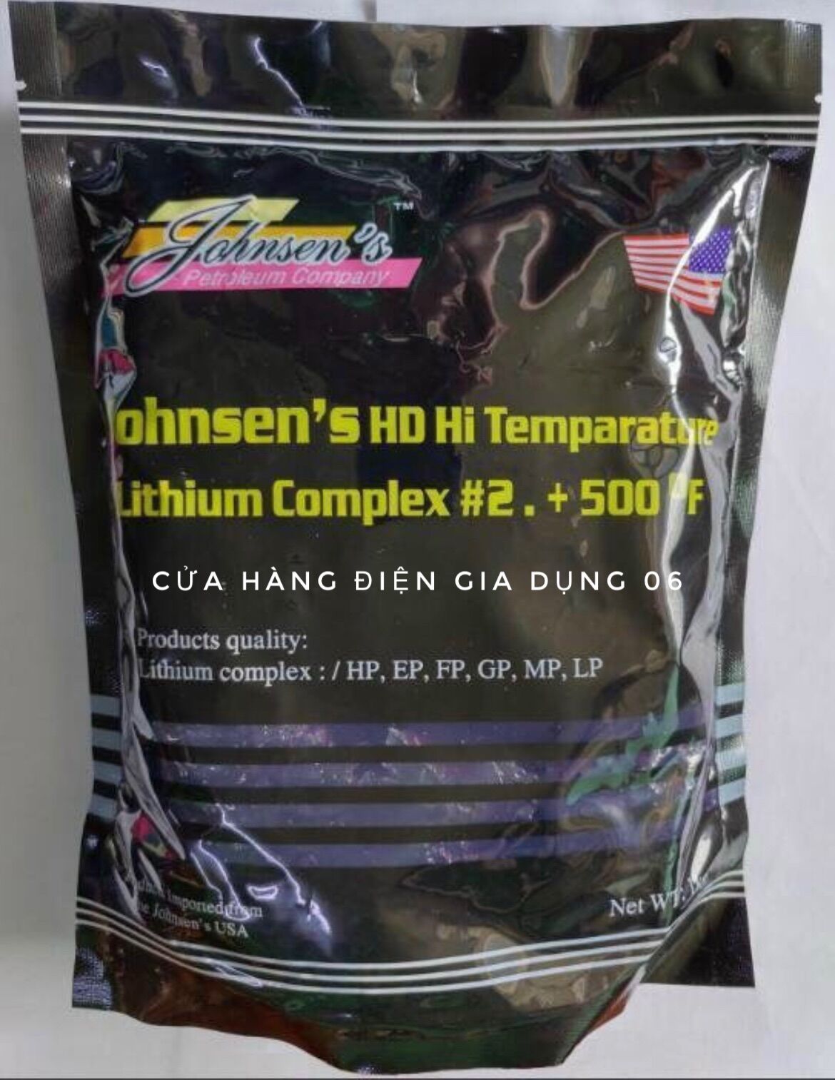 Mỡ Bôi Trơn Cao Cấp Johnsen’s - Gói 1kg