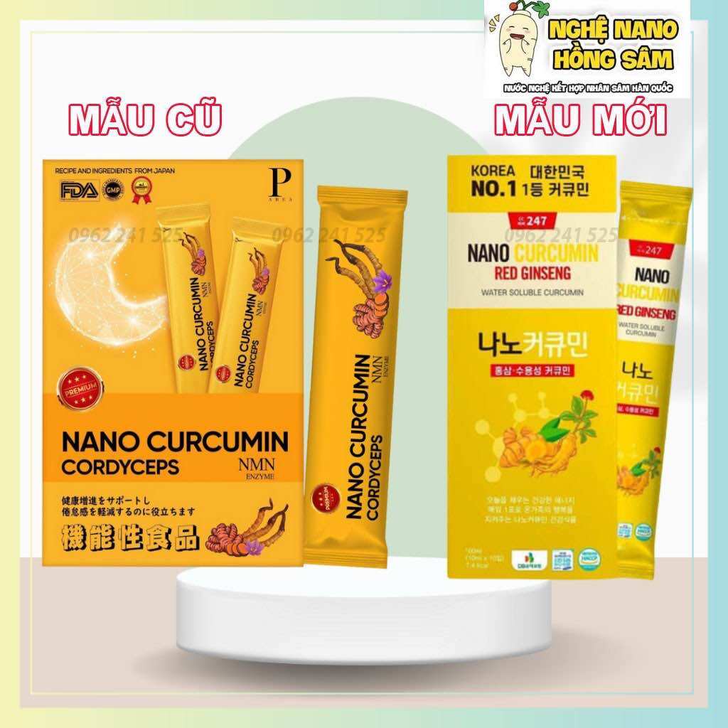 Thạch Nghệ Đông Trùng vị chuối Saffron Nano Curcumin