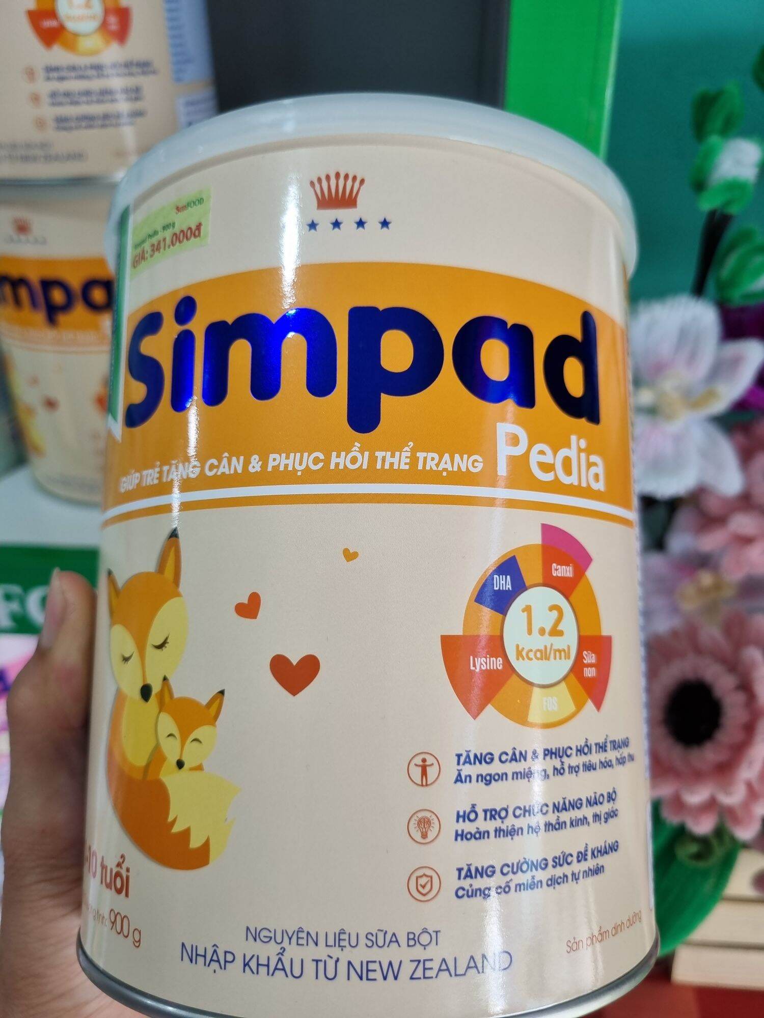Simpad Pedia - giải pháp dinh dưỡng chuyên biệt giúp bẻ tăng cân khỏe mạnh & phát triển toàn diện