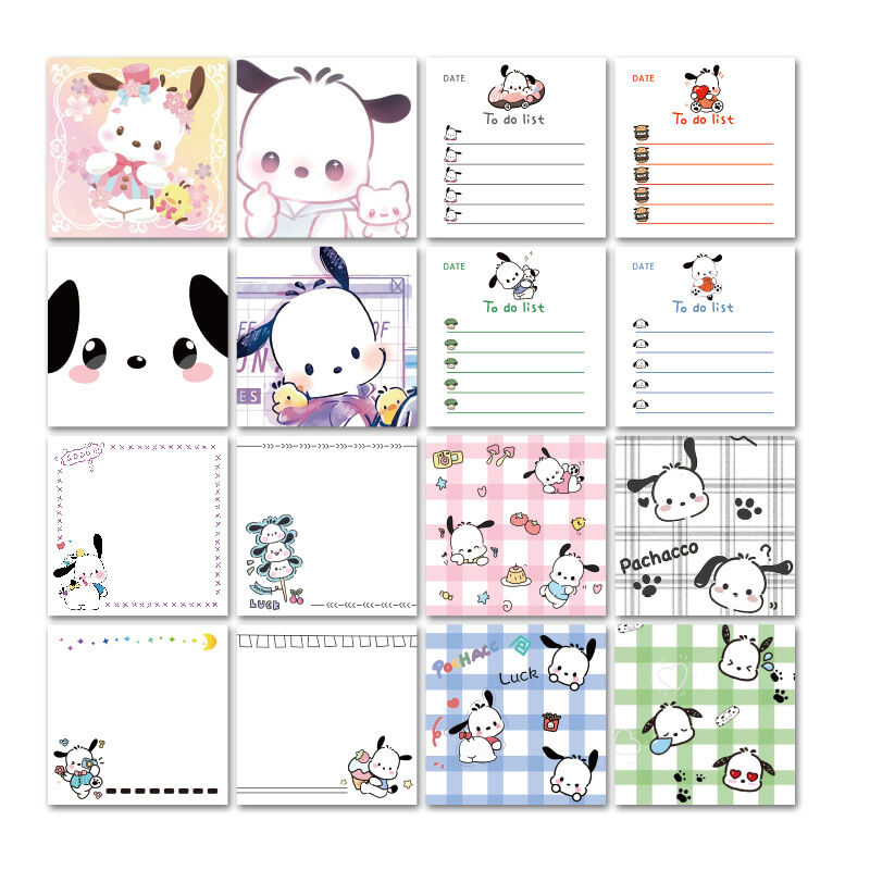 Set 80 tờ giấy note , giấy ghi chú pochacco