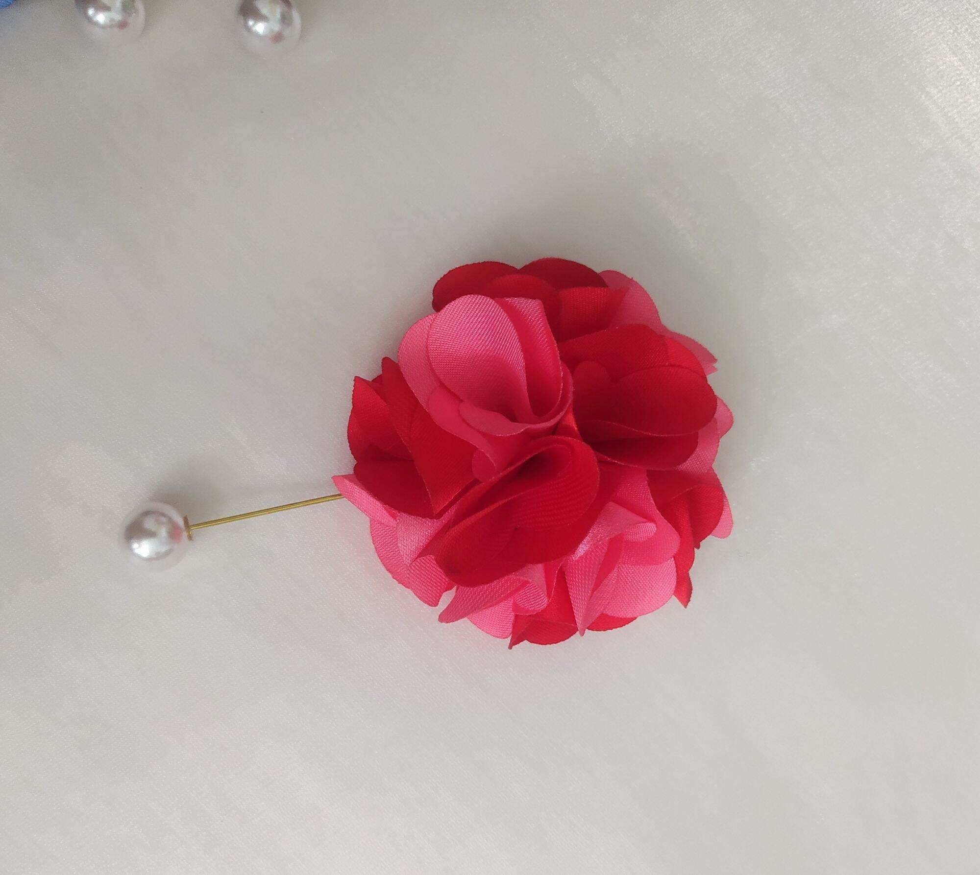 Hoa cài áo handmade Canto phối màu size 7cm