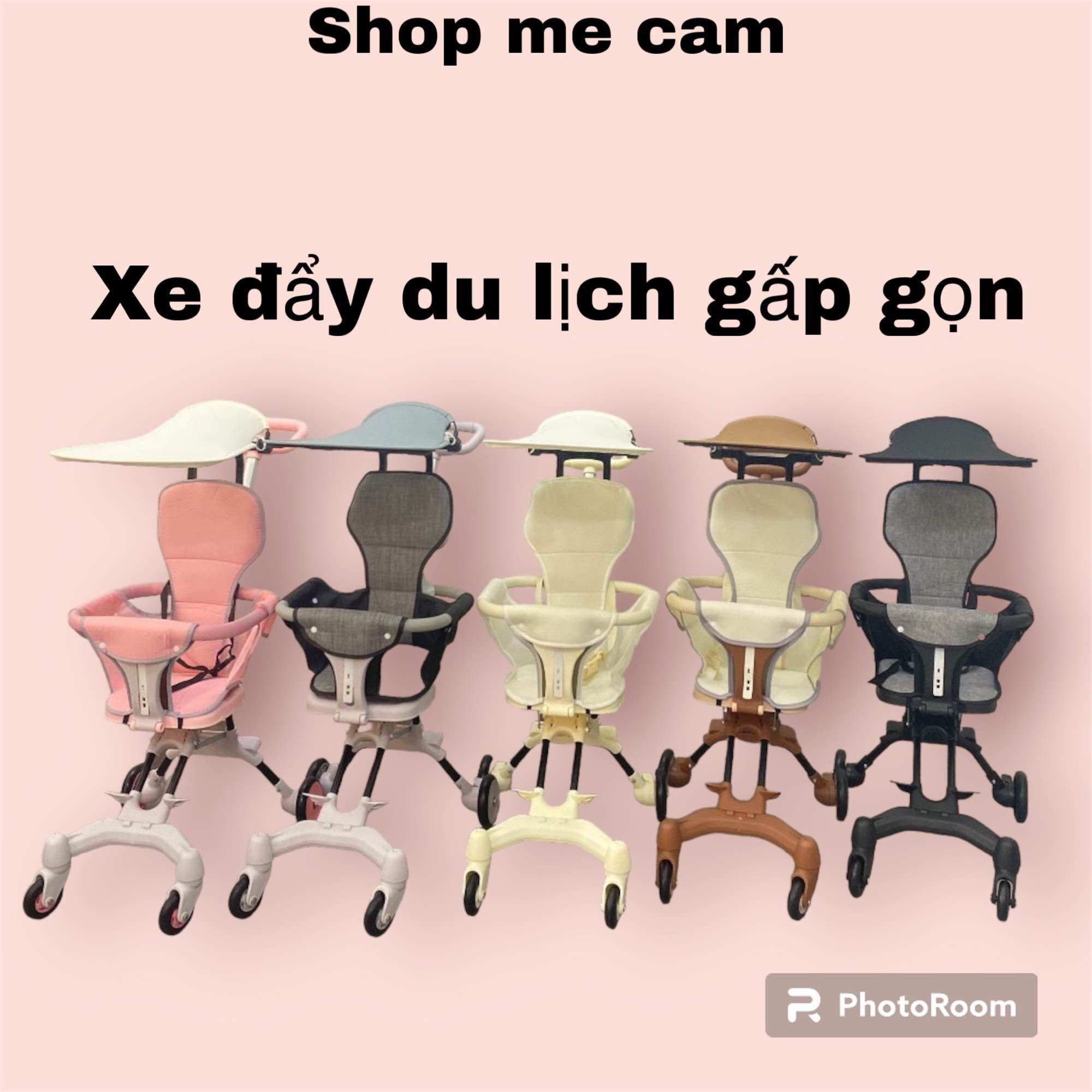 Xe đẩy cho bé, Xe đẩy Du Lịch Gấp Gọn Cho Bé chịu lực tốt mẫu mới. Xe đẩy 2 chiều