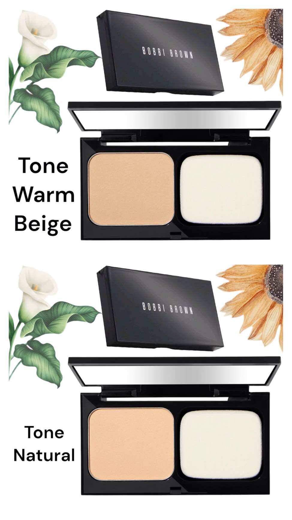 Phấn phủ nén cao cấp L-a-n-c-o-m-e và Bobbi
