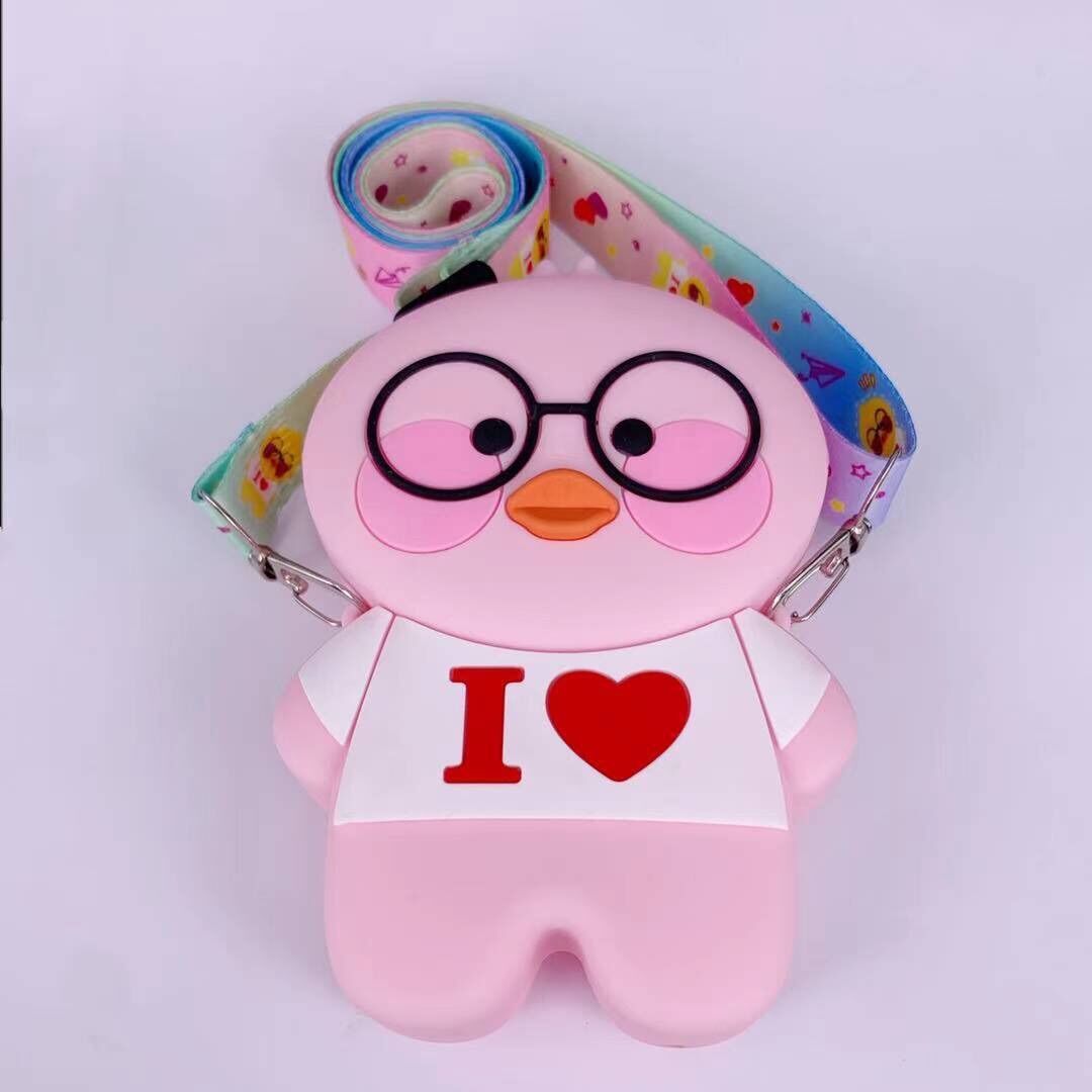 Túi POP it đeo chéo hình vịt dễ thương hot trend
