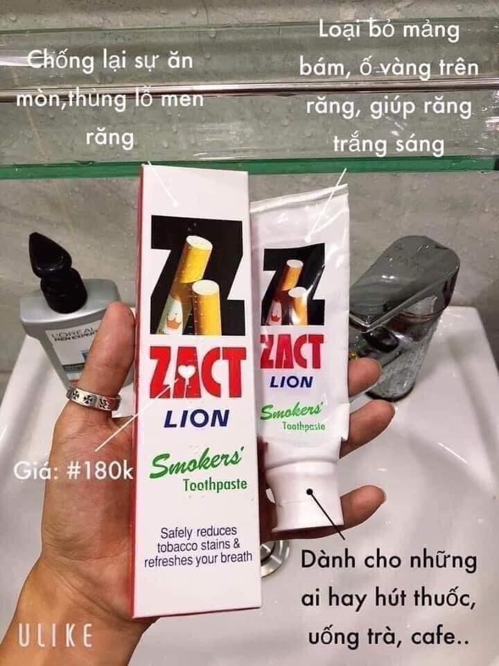 [HCM]Kem đánh răng Zact Lion
