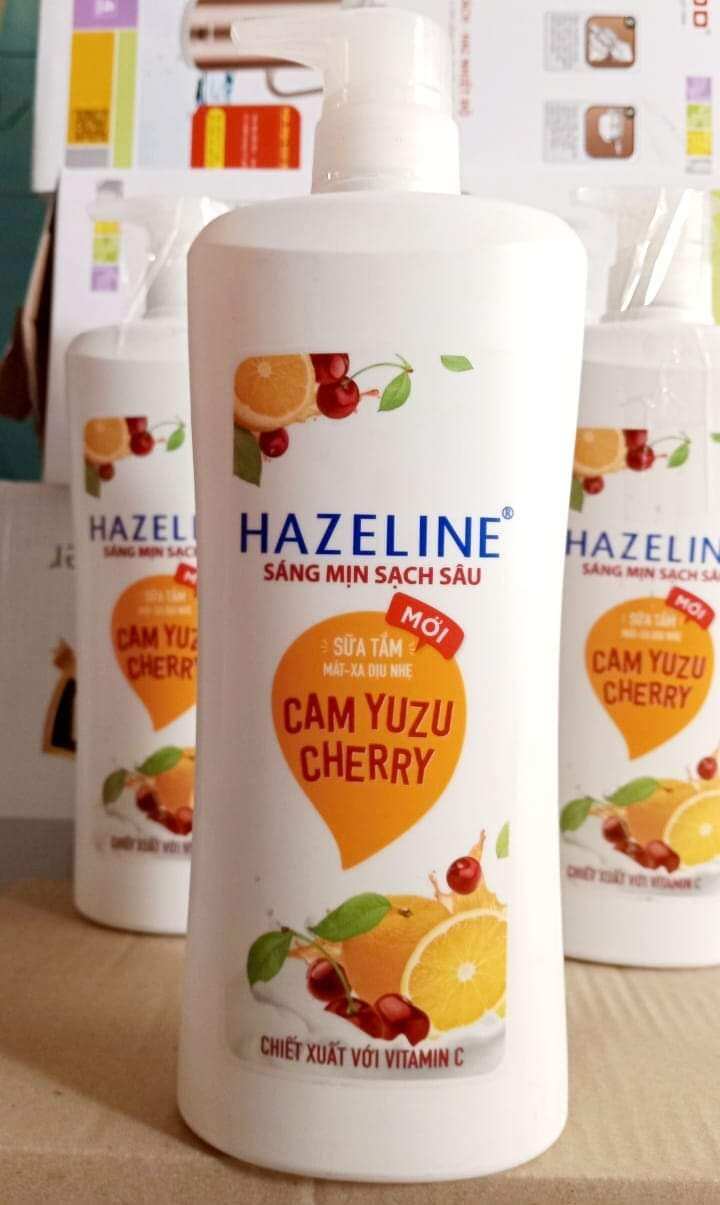 SỬA TẮM HAZELINE 1 lít