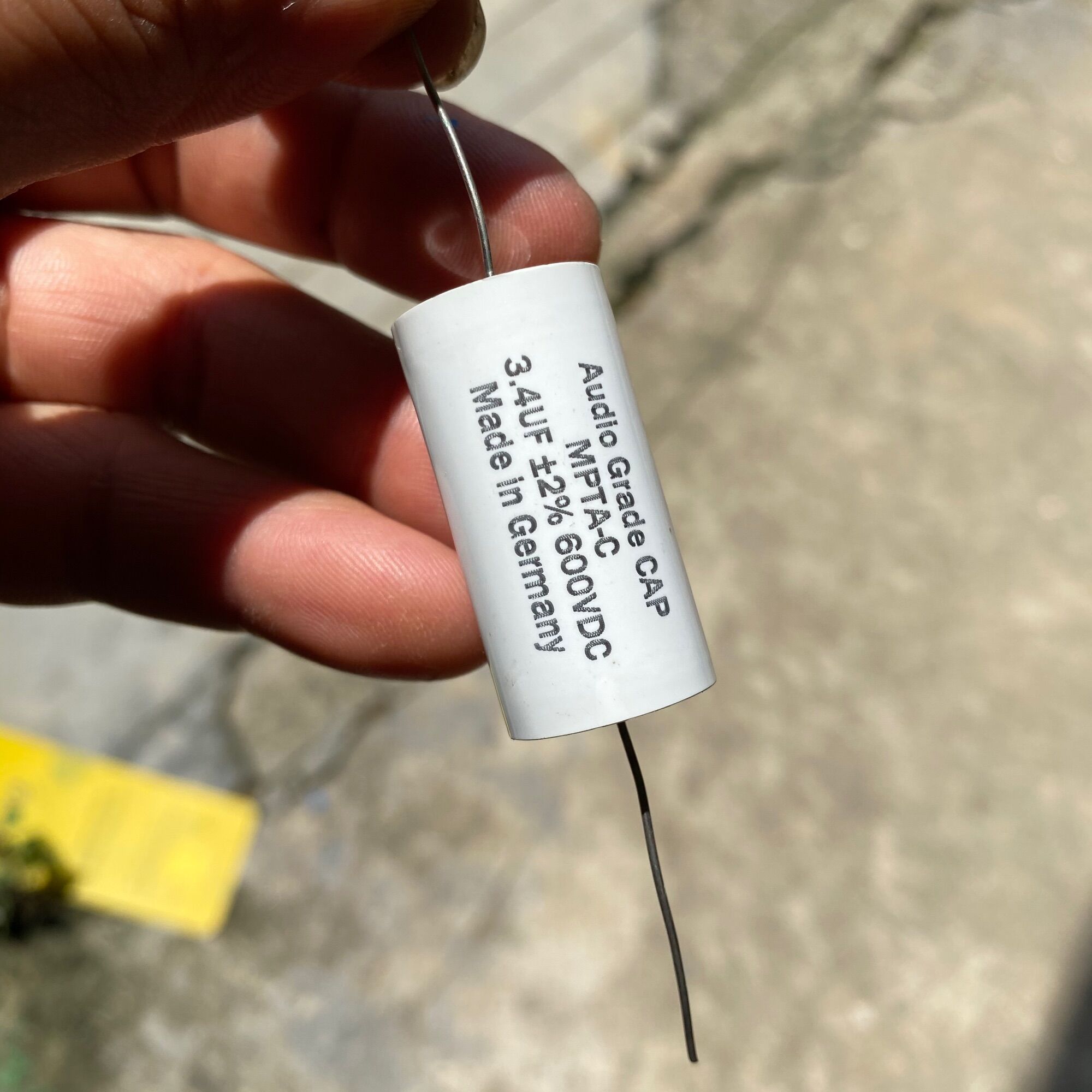 Tụ 3.4uf 600VDC Audio Grade Cap MPITA-C Made in Germany Chất lượng cao, độ bền cao