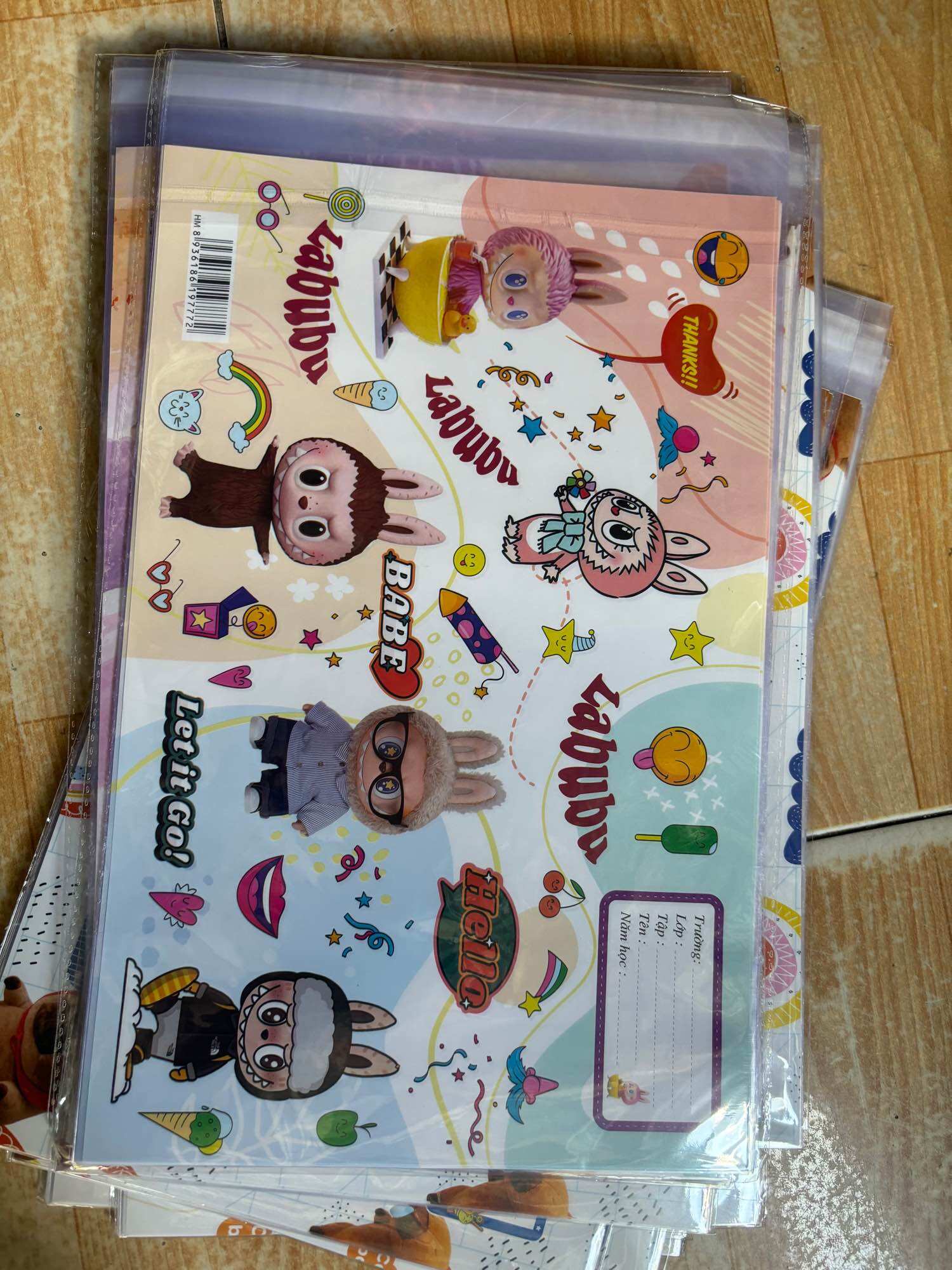 [HCM]Giấy Bao tập hình có lồng kiếng (1 xấp 10 tờ)