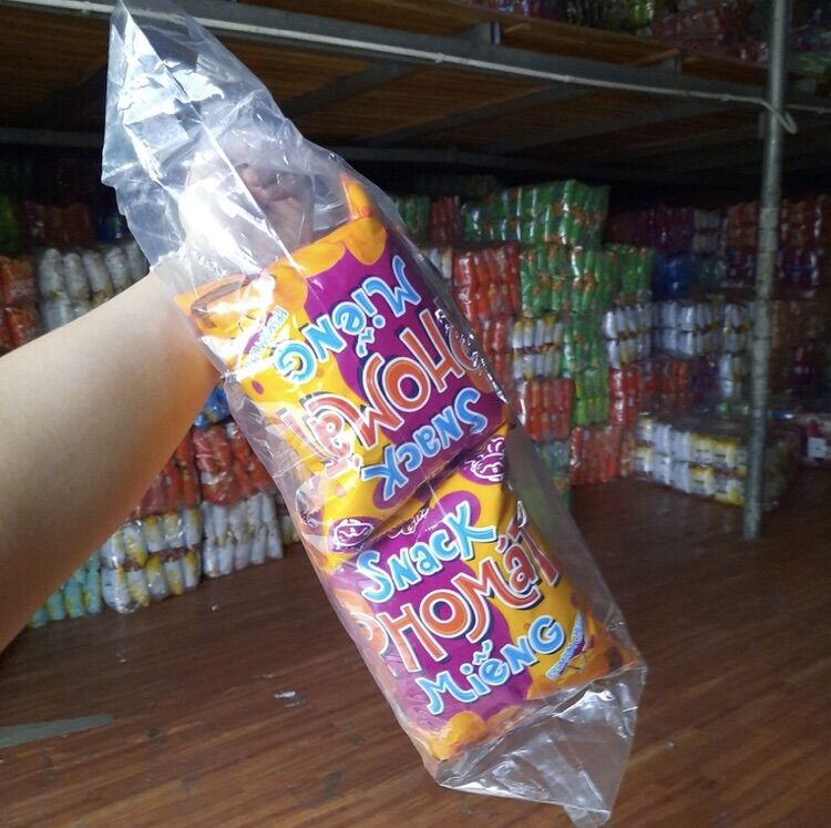 Bịch 10 gói snack phomat miếng Oishi 16g