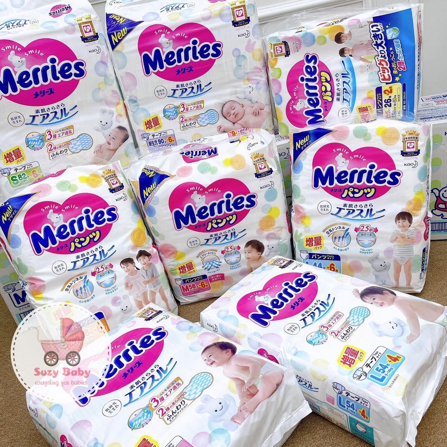 BỈM MERRIES NỘI ĐỊA NHẬT CỘNG MIẾNG