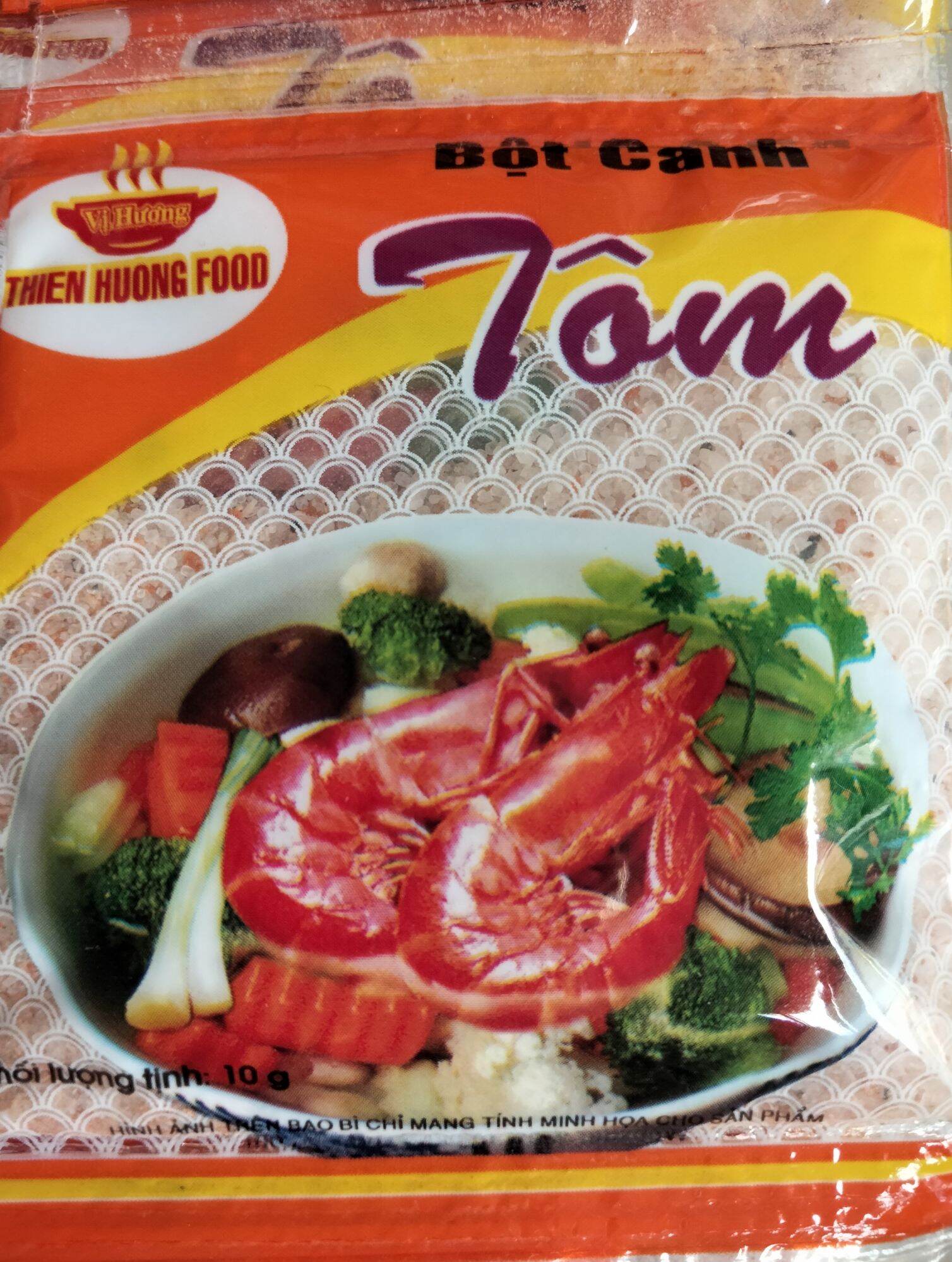 Dây Bột canh tôm thượng hạng Thiên Hương (1dây x 10 gói x 10 gr)