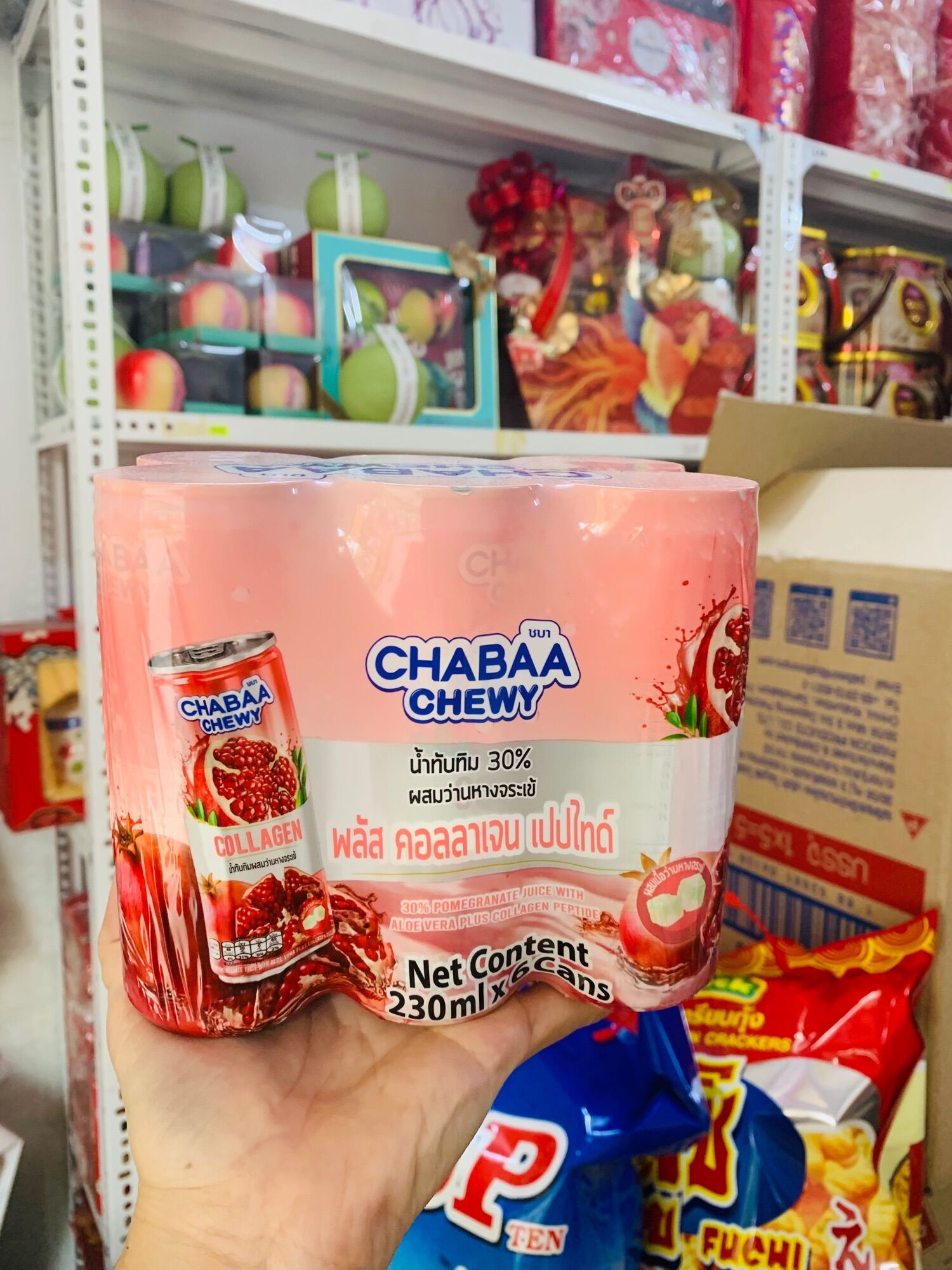 [Lốc 6 lon]  Nước chabaa thạch dừa- táo- lựa Thailand Lốc 6 lon