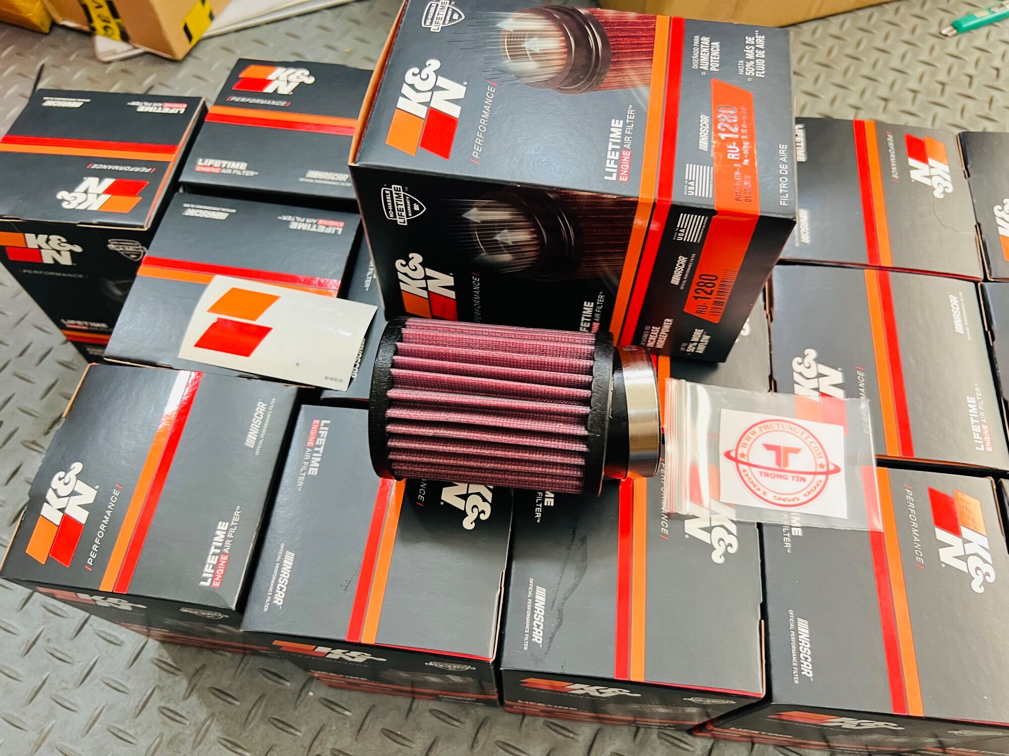 Lọc trụ K&N 1280 mẩu mới 2022