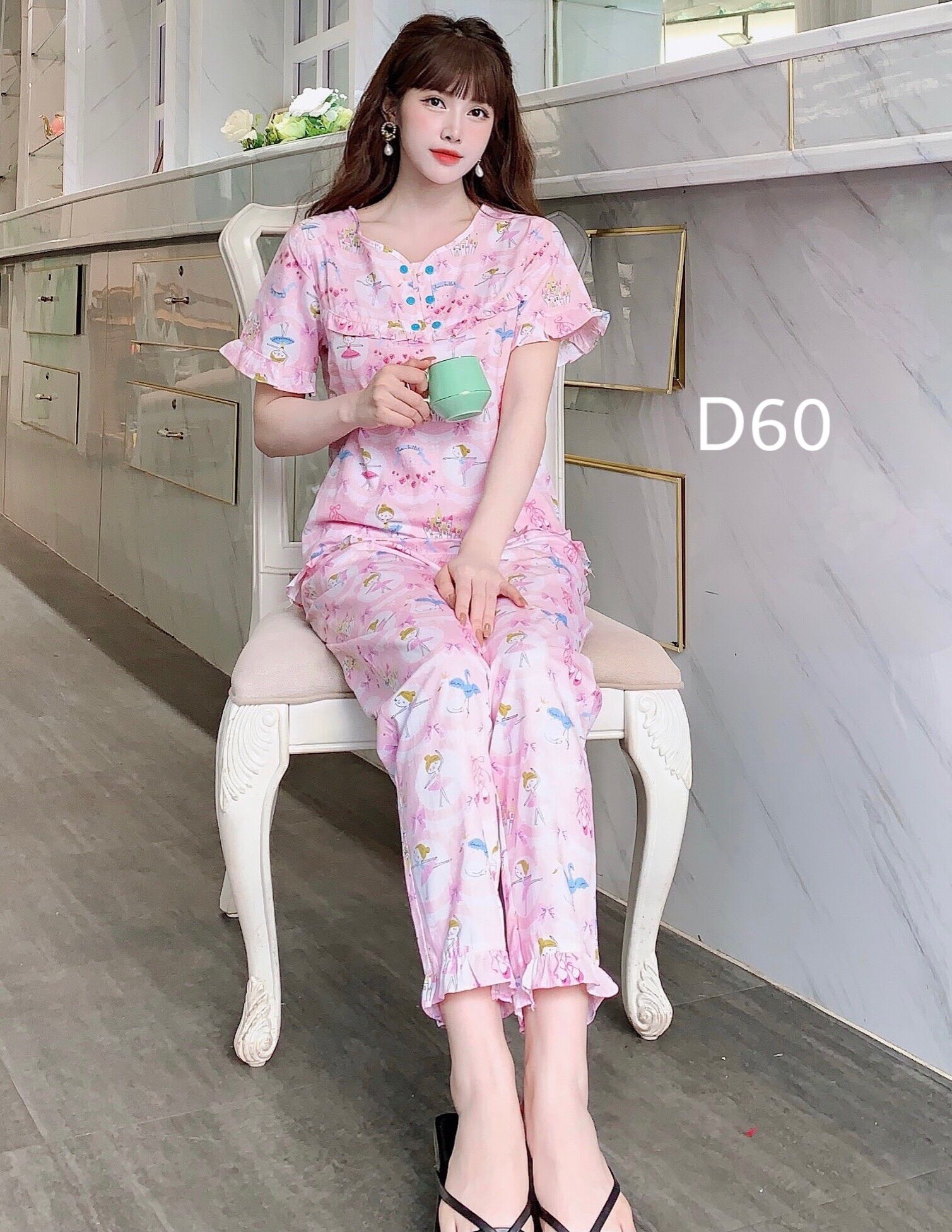 Đồ bộ mặc nhà vải kate
