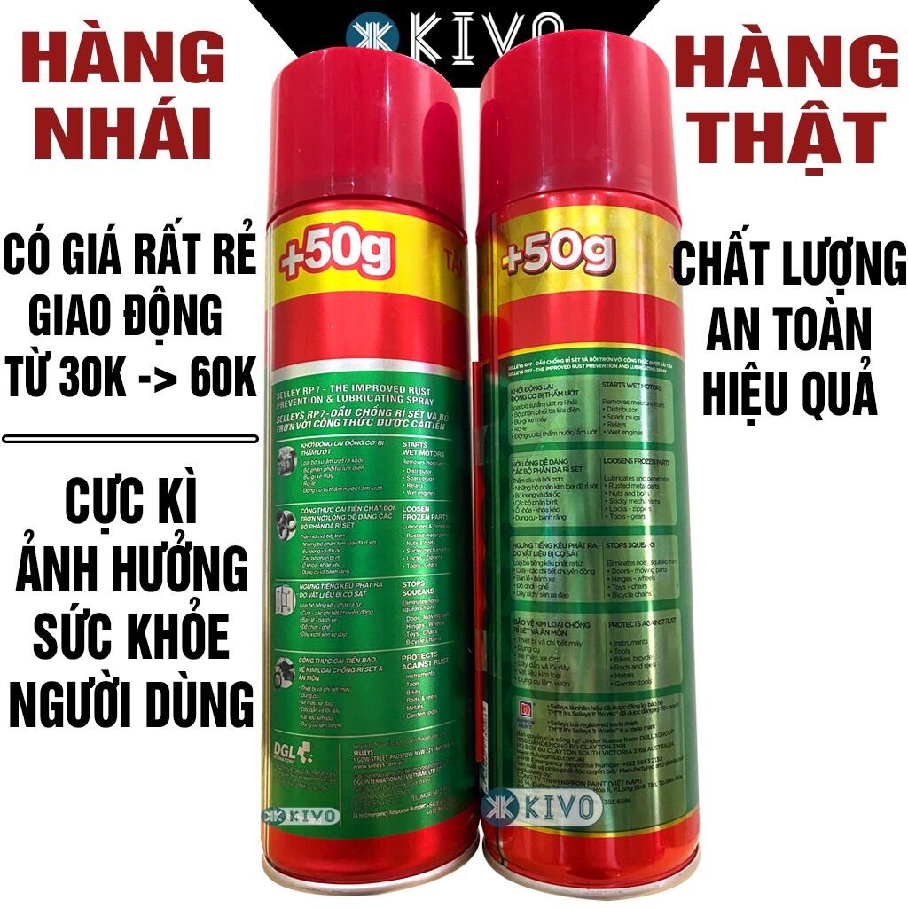 Chai Xịt Chống Rỉ Sét Rp7 350g Cao Cấp(Chai lớn)