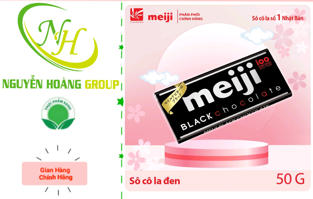 Meiji - Black Chocolate Candy 50Gr