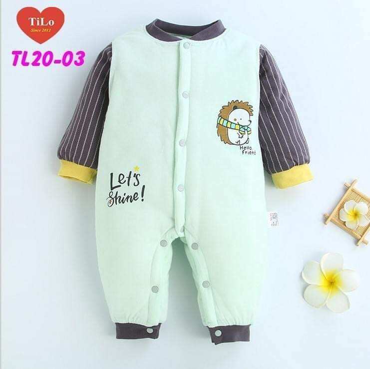 Body trần bông cho bé sơ sinh, bé trai bé gái