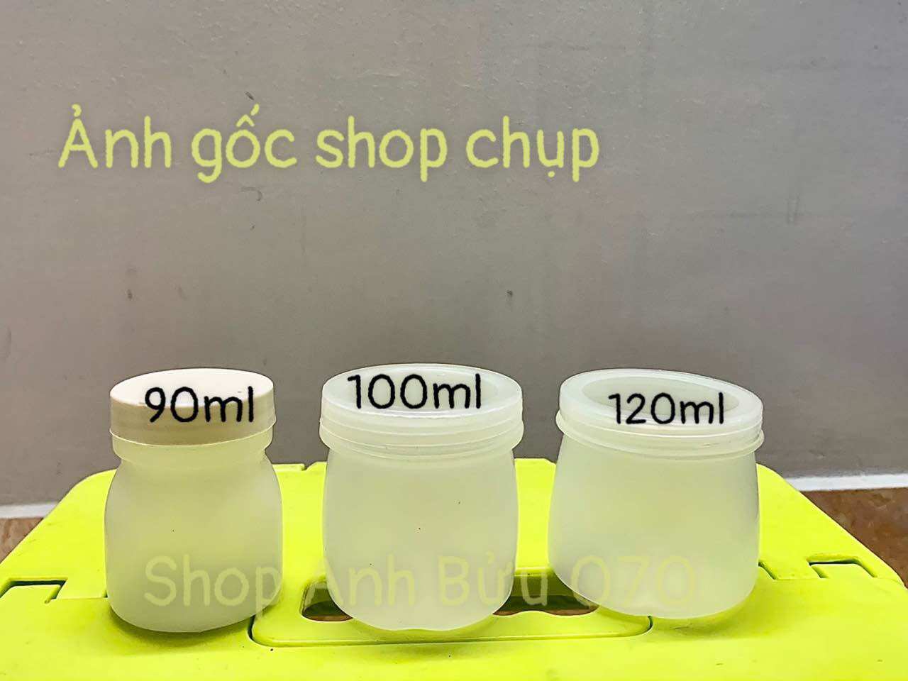 Hủ nhựa đựng sữa chua 90ml-100ml-120ml