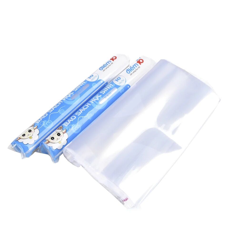 Combo 10 tờ giấy kiếng bao sách giáo khoa bao sách bài tập Bìa bao tập Giấy bao tập