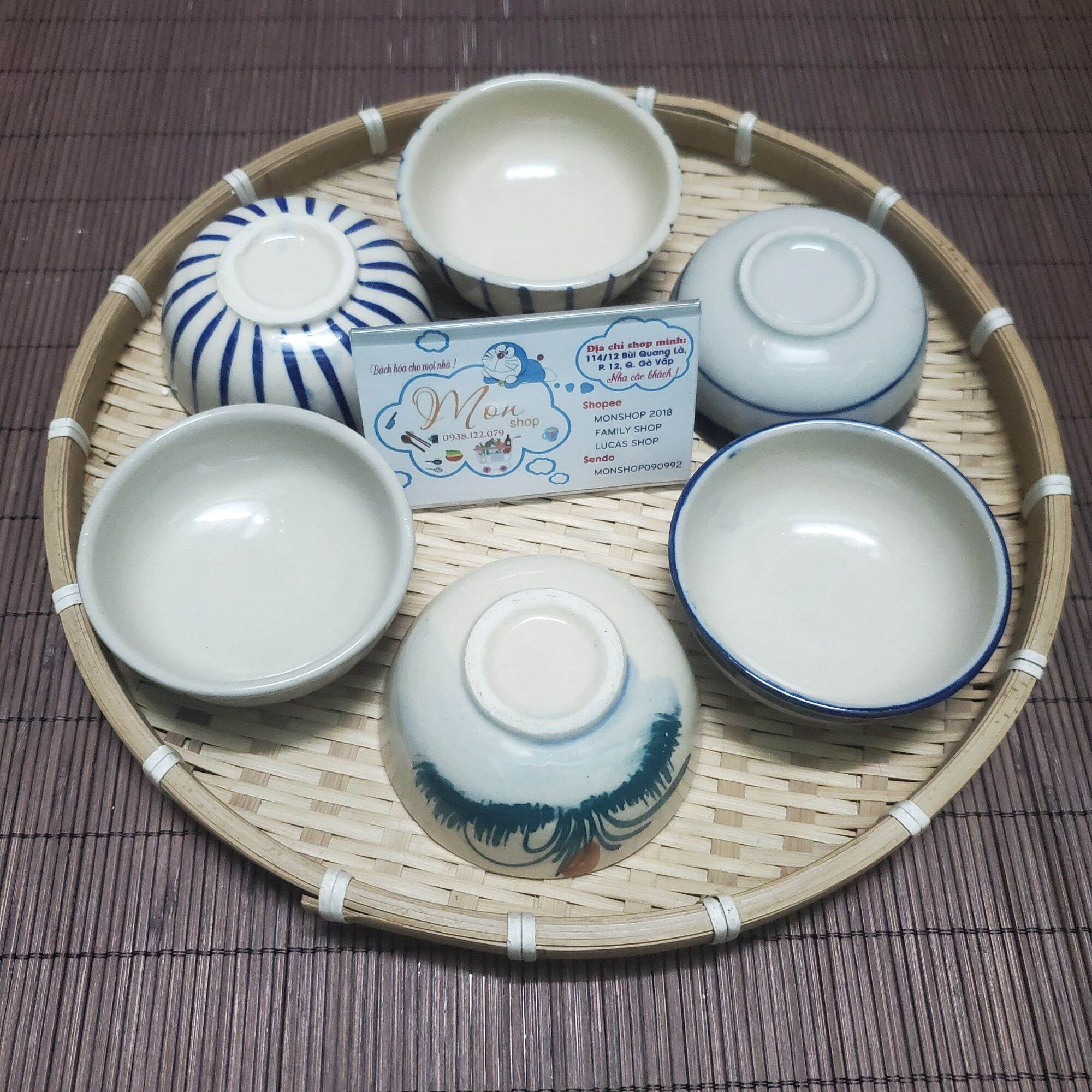 CHÉN NƯỚC CHẤM (COMBO 2C) ĐẤT CAO LANH NUNG 100% THỦ CÔNG