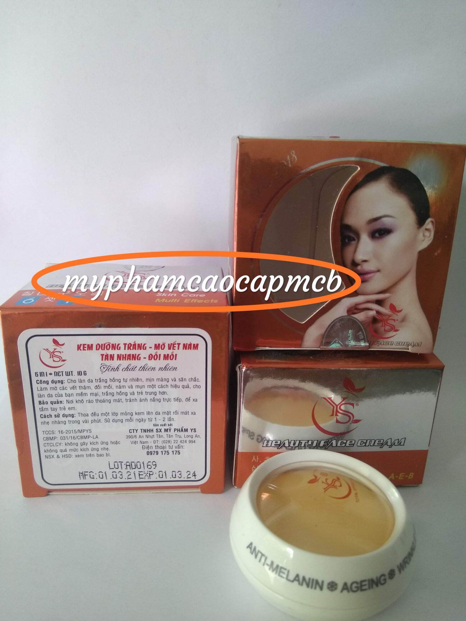Kem ys trắng da chuyên nám tàn nhang 10g