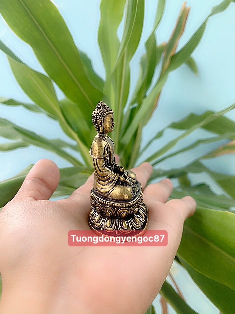 Tượng đồng Phật A Di Đà cao 6,3 cm