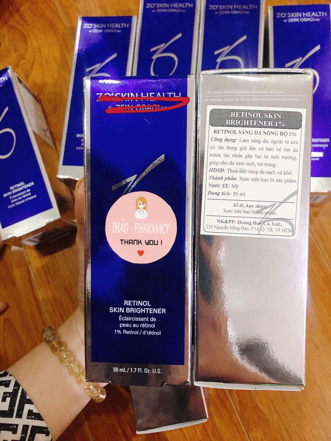 Zo Retinol brightener 1% sáng da 50ml