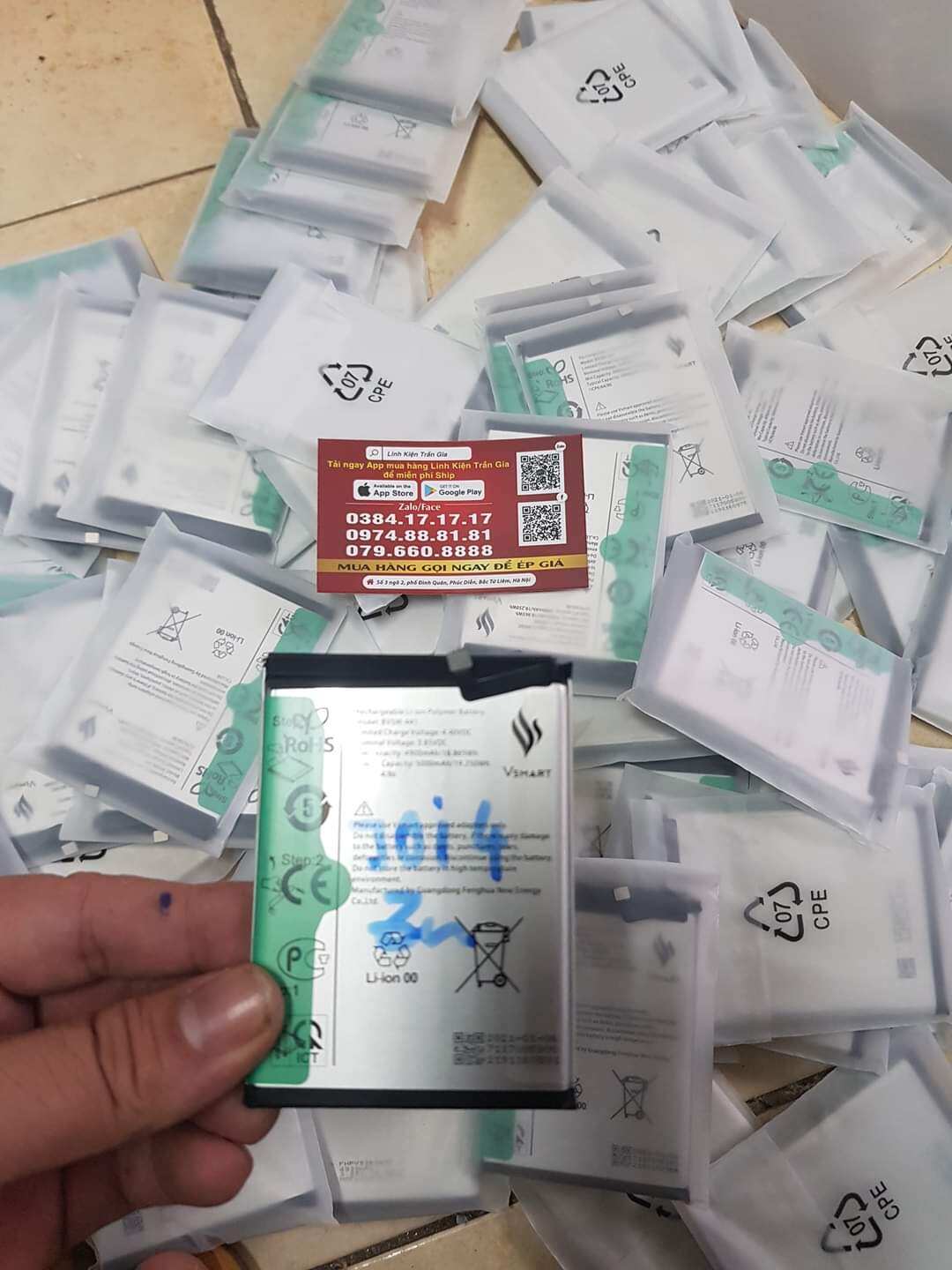 Pin vsmart joy 4 - bvsm-441 dung lượng 5000mah mới