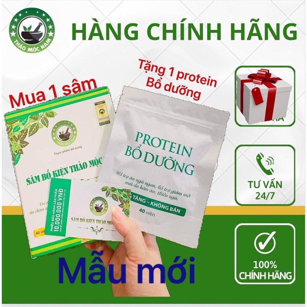 [Mẫu mới tặng Protein] SÂM BỔ KIỆN THẢO MỘC NAM - TĂNG CÂN AN TOÀN MẪU MỚI NHẤT