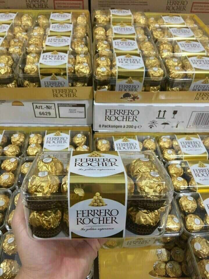 Socola Ferrero Rocher 200g 16v [ Hàng Đức Date t5 /2023 ]