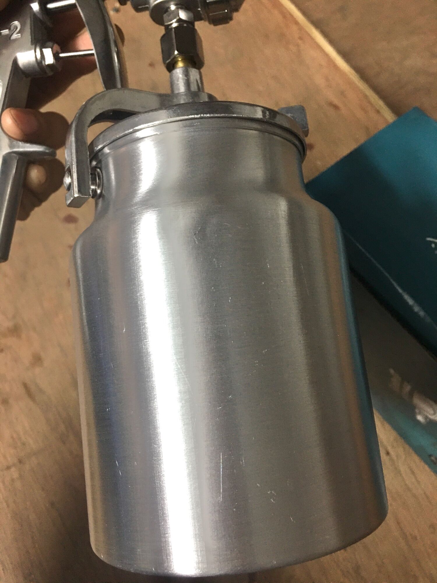 Phun sơn hơi, phun keo PQ-2 bình dưới 1Lít