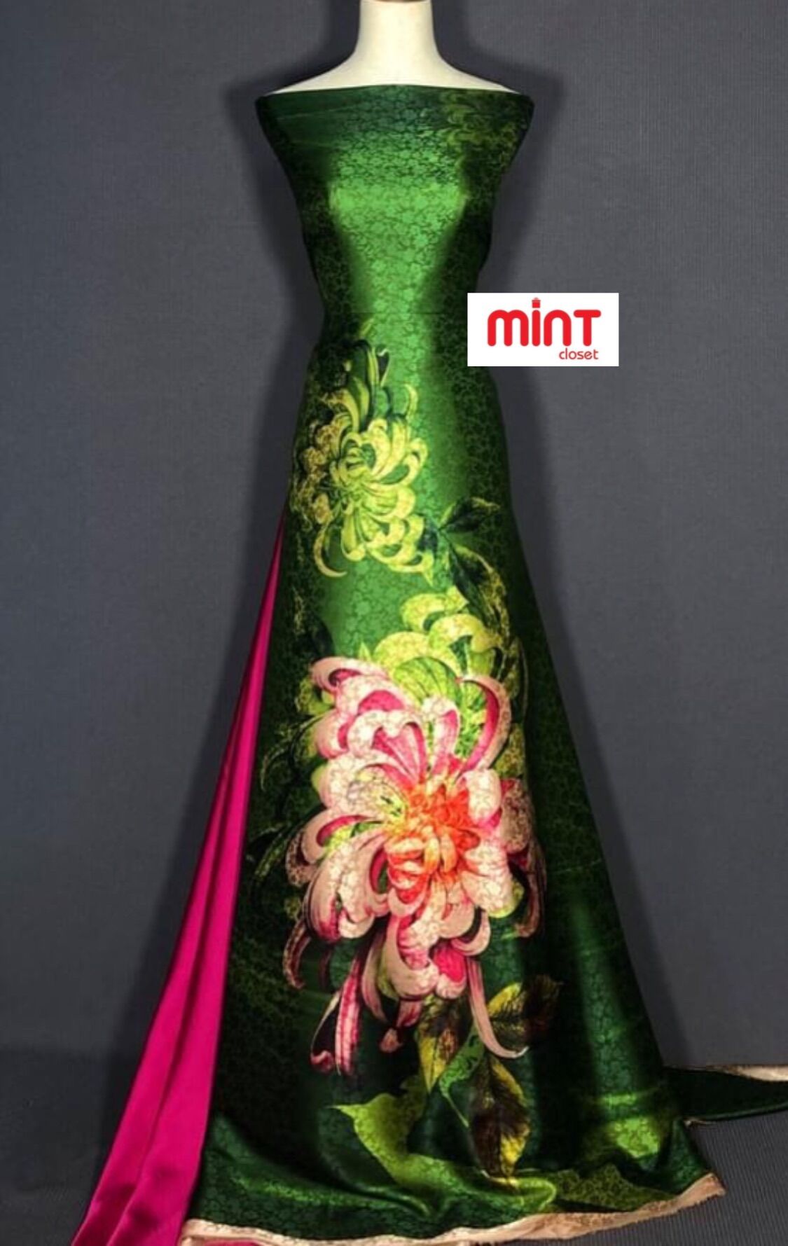 Vải áo dài gấm lụa cao cấp t08/22