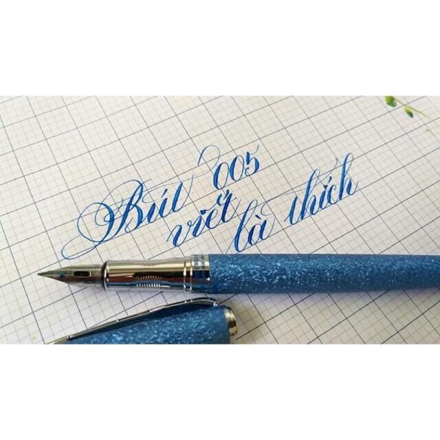 Bút máy ngòi lá tre tách đôi calligraphy 862