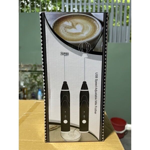 Máy tạo bọt cà phê, máy đánh bọt cafe, đánh trứng sạc điện
