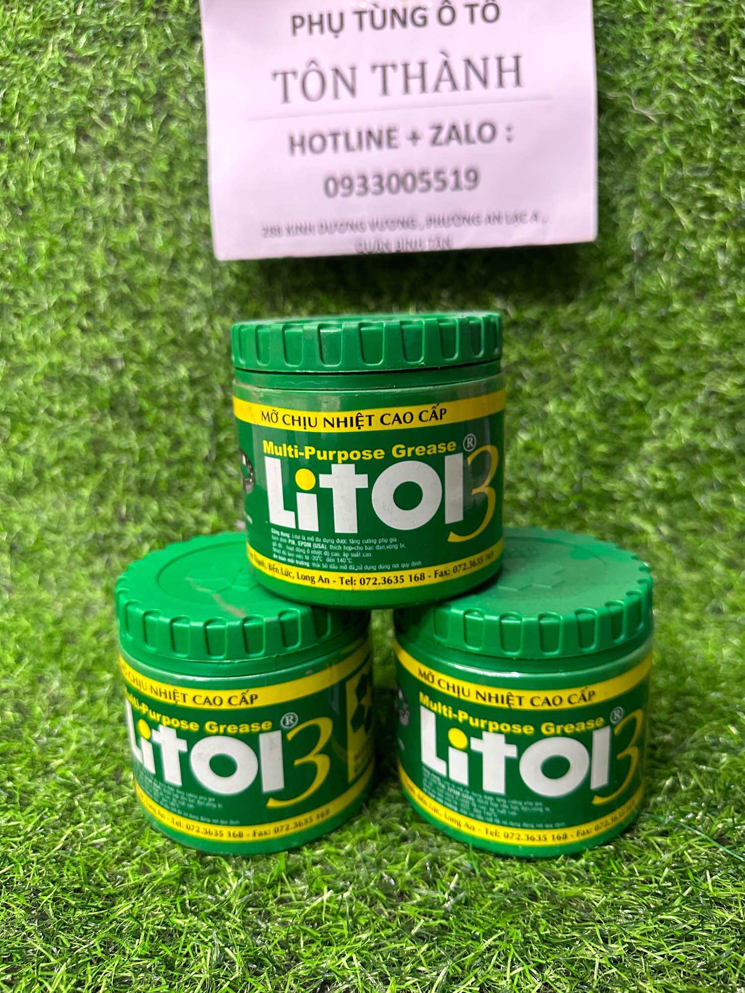 MỠ BÒ MEKONG LITHIUM CHỊU NHIỆT CAO CẤP LITOL3 400GRAM