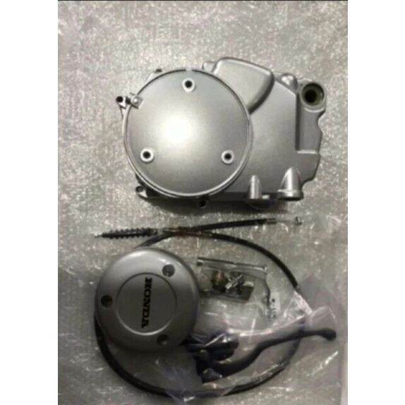 Lốc nồi lên côn tay cho Wave màu bạc (full bộ) - nắp lốc nồi côn tay cho xe wave