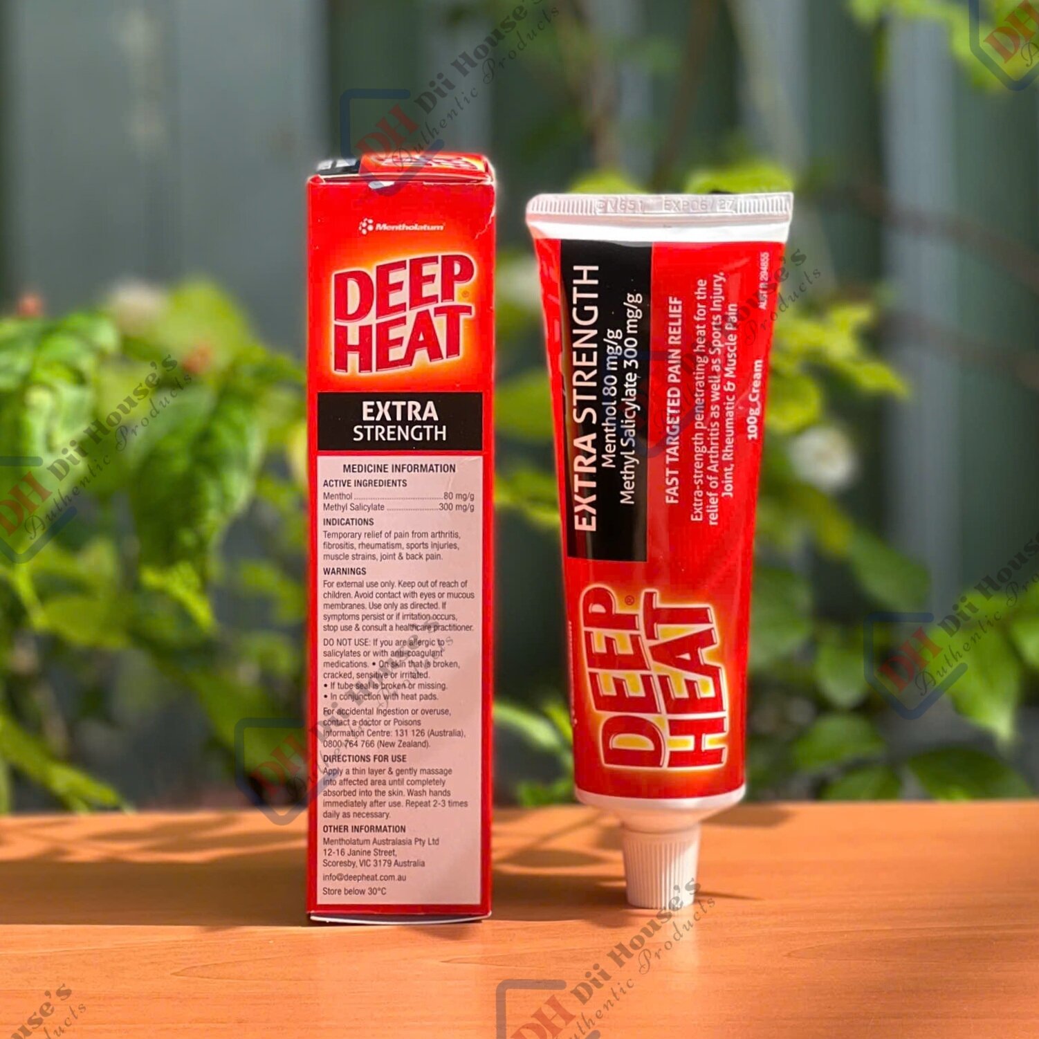 Gel Xoa Bóp Mentholatum Deep Heat Extra Strength Fast Targeted Pain Relief 100g.