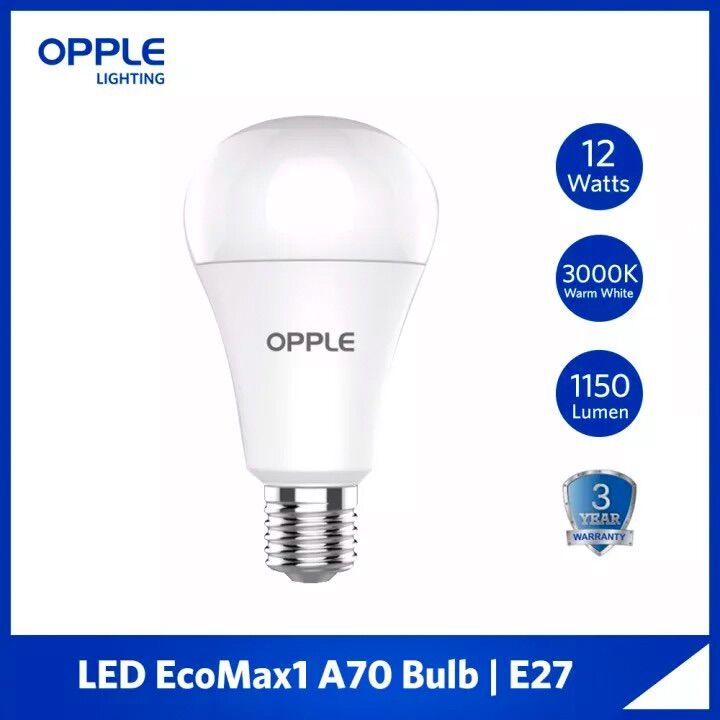 Bóng led 12w opple - bóng đèn led tròn 12w. bóng led opple chính hãng. opple việt nam.