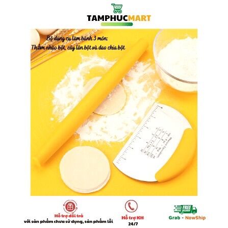 Dụng cụ làm bánh 3 món bằng silicone