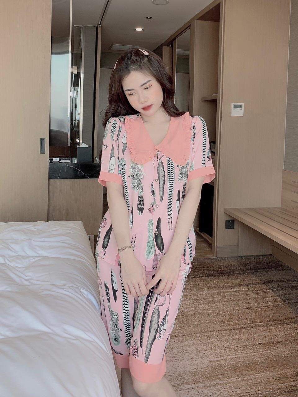 Bộ Mặc Nhà AKA Lụa Mango Lửng Loại 1 40-62kg